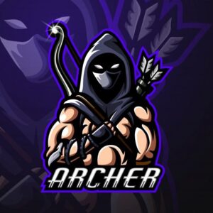 Archer Mascot Esport Logo Design